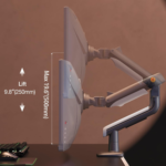 North Bayou Gaming Monitor Arm A5 – Ergonomic Gas Spring Mount (27"-50") - Image 3