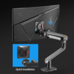 North Bayou Gaming Monitor Arm A5 – Ergonomic Gas Spring Mount (27"-50") - Image 4