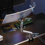 North Bayou Gaming Monitor Arm A5 – Ergonomic Gas Spring Mount (27"-50") - Image 5