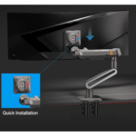 Gaming Monitor Arm A6 for Flat, Ultrawide & Curved Monitors 27–50 Inch - Image 4