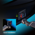 Gaming Monitor Arm A7 for Flat, Ultrawide & Curved Monitors 27–50 Inch - Image 2