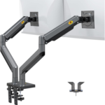 F160 Dual Gas Strut Monitor Mount 17–27 Inch 2–9kg Each – Dual Arm - Image 2