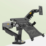 F160-FP2 2-in-1 Dual Desk Arm Mount for Laptop & 17–30 Inch Monitors - Image 3