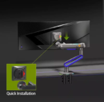 NB NORTH BAYOU G70 RGB 22-70 Inch – Gaming Monitor Stand Arm - Image 4