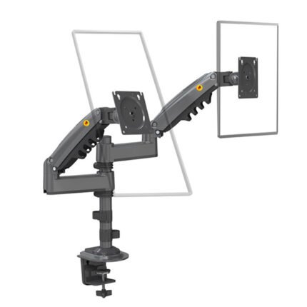 North Bayou H180 Dual 17-27 Inch – Dual Monitor Desk Stand