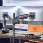 North Bayou H180 Dual 17-27 Inch – Dual Monitor Desk Stand - Image 4