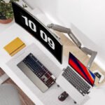 North Bayou H180-FP 22-32 Inch – Dual Desk Stand - Image 2