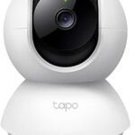 Tapo c200 360-degree smart wi-fi pan and tilt camera, 1080 p - white