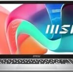 MSI Modern 15 F1MG Business Laptop, Intel Core 5 120U, 15.6 Inch FHD 60Hz, 8GB DDR4, 512GB NVMe SSD, Intel Graphics, Urban Silver