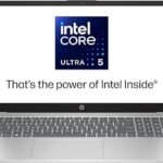 HP Laptop AI PC 15-fd2000ne Intel Core Ultra 5 225U (12-Core, 12 NPU TOPs AI Boost) 16GB DDR5-5600 RAM 512GB PCIe NVMe SSD Intel Graphics 15.6" FHD IPS 300 nits Anti-Glare Display Windows 11 -Silver