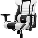 4D Adjustable Ergonomic Swivel Gaming Chair - PU Leather Seat with Tilt Backrest