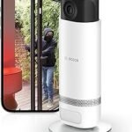 Bosch Smart Home - Eyes II Indoor Camera, Wi-Fi Surveillance Camera with Intelligent People Detection, Audible Alarm Siren and Privacy Mode, Compatible with Amazon Alexa