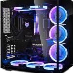 BEASTCOM Q7 Hero Gaming, High End PC Gamer Computer, Intel i7-12700F 12X 4.90GHz 20-Threads, NVIDIA RTX 3070 8GB, 32GB RAM, 1TB NVMe SSD, Watercooling, WiFi 6, Bluetooth, Windows 11 Pro
