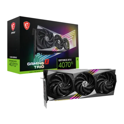 MSI GeForce RTX 4070 Ti GAMING X TRIO 12G Graphics Card, 12GB GDDR6X