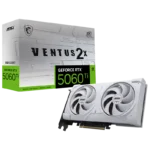 MSI GeForce RTX 5060 Ti 8G VENTUS 2X OC WHITE PLUS Graphics Card, 8GB GDDR7